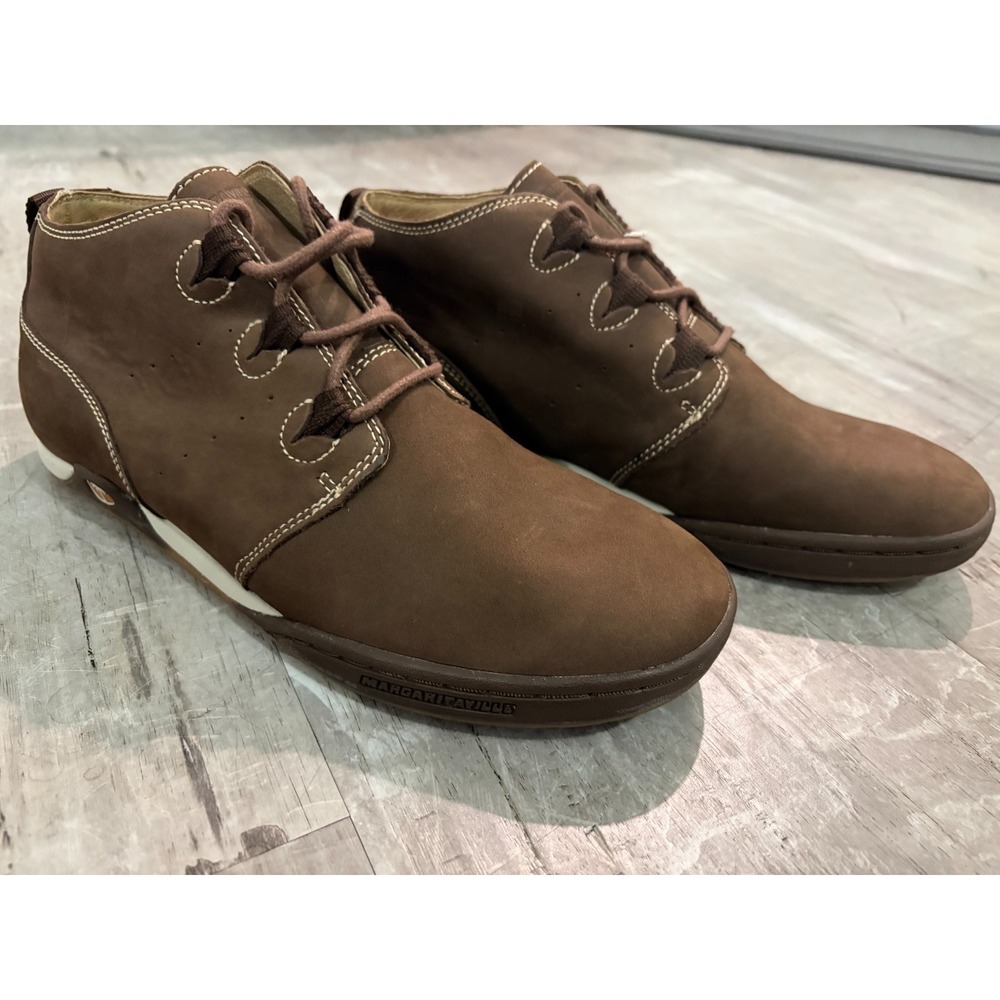 Margaritaville Havana Dreamin Shoes Men's Leather Brown/Tan MG5063D Size 10‎